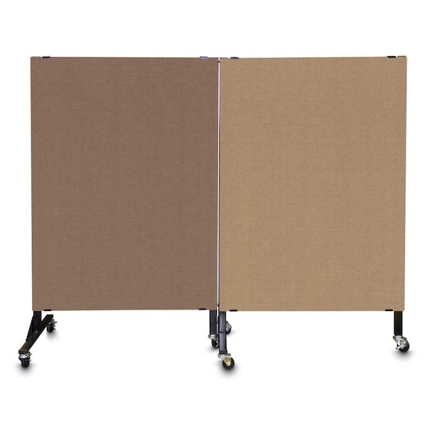 Enclosed Corkboard, 1 Door, 72"x48", 4" Fra